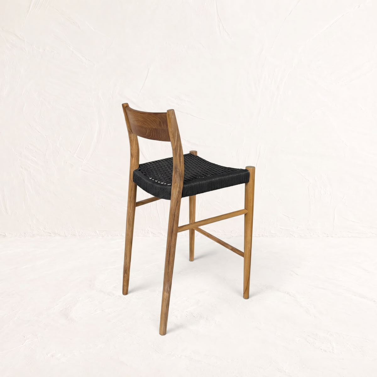 BANQUETA CON RESPALDO PALM SPRINGS NEGRO