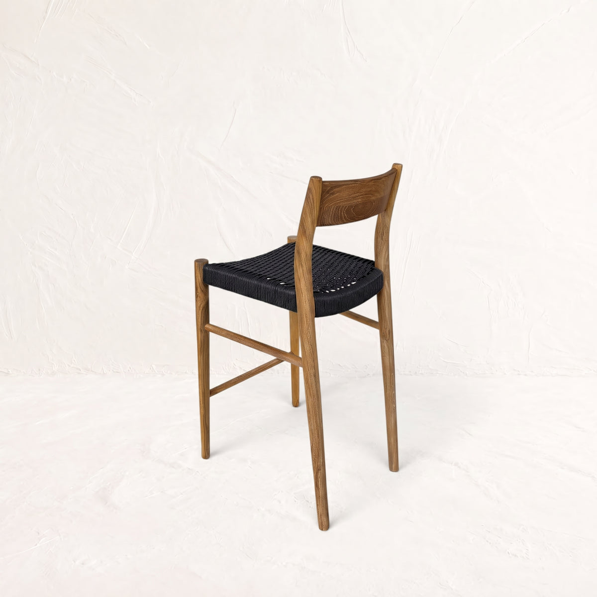 BANQUETA CON RESPALDO PALM SPRINGS NEGRO