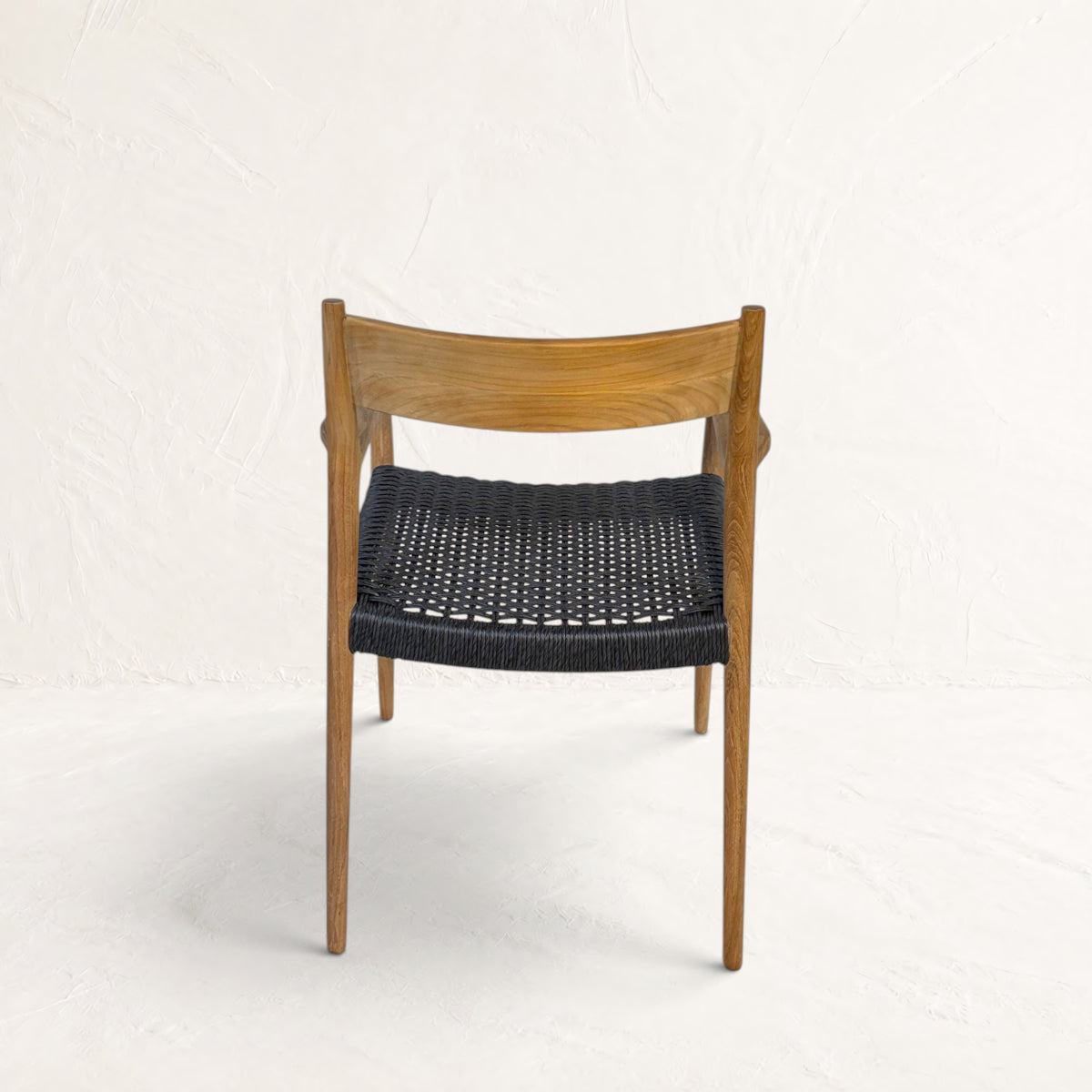 SILLA CON APOYA BRAZOS PALM SPRINGS NEGRO