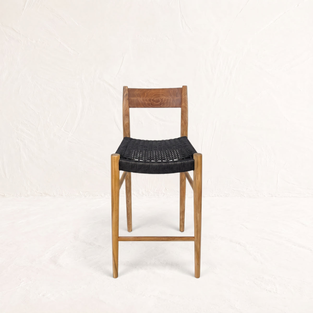 BANQUETA CON RESPALDO PALM SPRINGS NEGRO