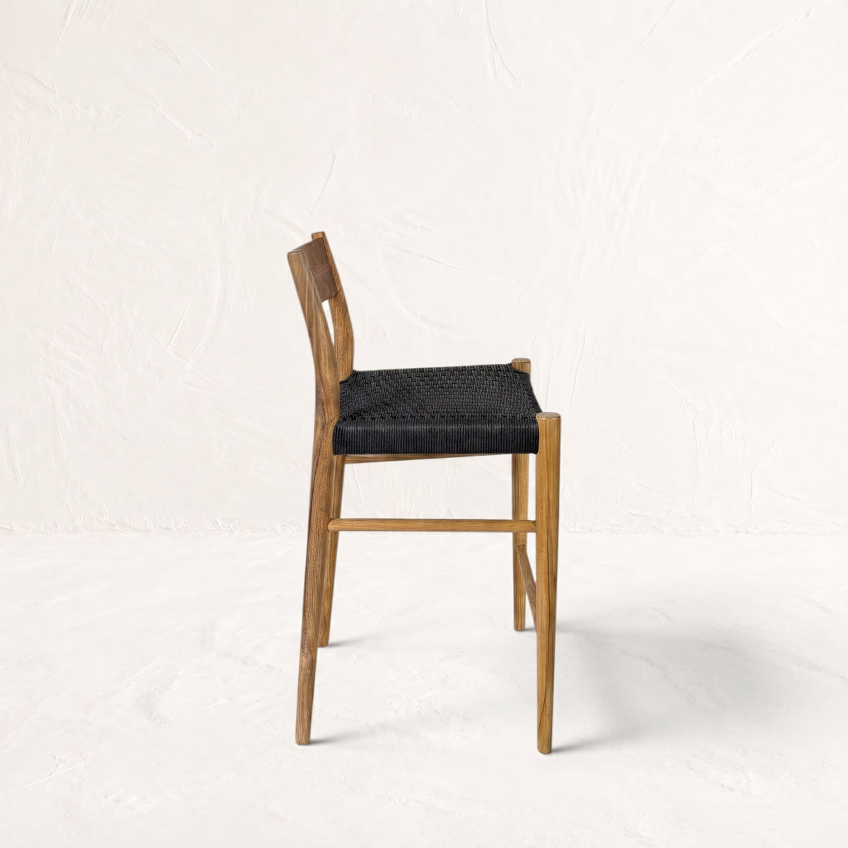 BANQUETA CON RESPALDO PALM SPRINGS NEGRO